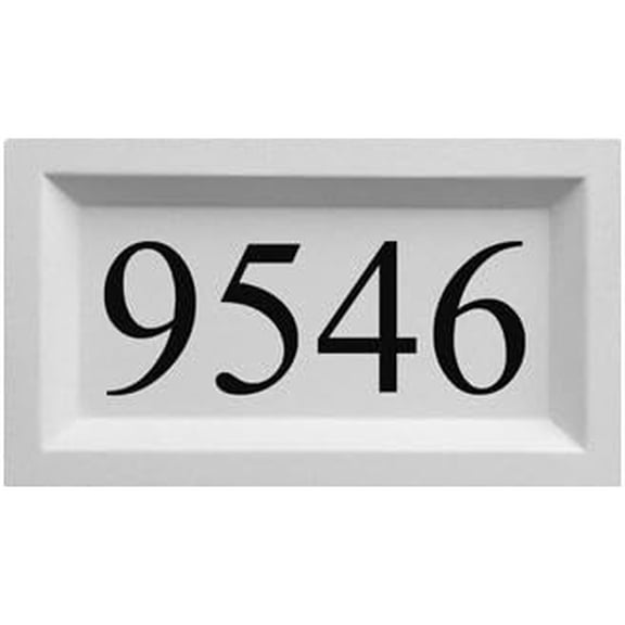 Personalized Address Plaque by. 9" x 15" Recessed Style. Pre-Cast Stone. Engraved Sign for Mailbox.$$Tools & Hardware Other