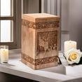 thumbnail image 1 of Personalized Adult Cremation Urn for Human Ashes Tree Of Life Wooden Urn for Pets or Human Ashes Rosewood Memorial Funeral Urn Keepsake Box, 1 of 5