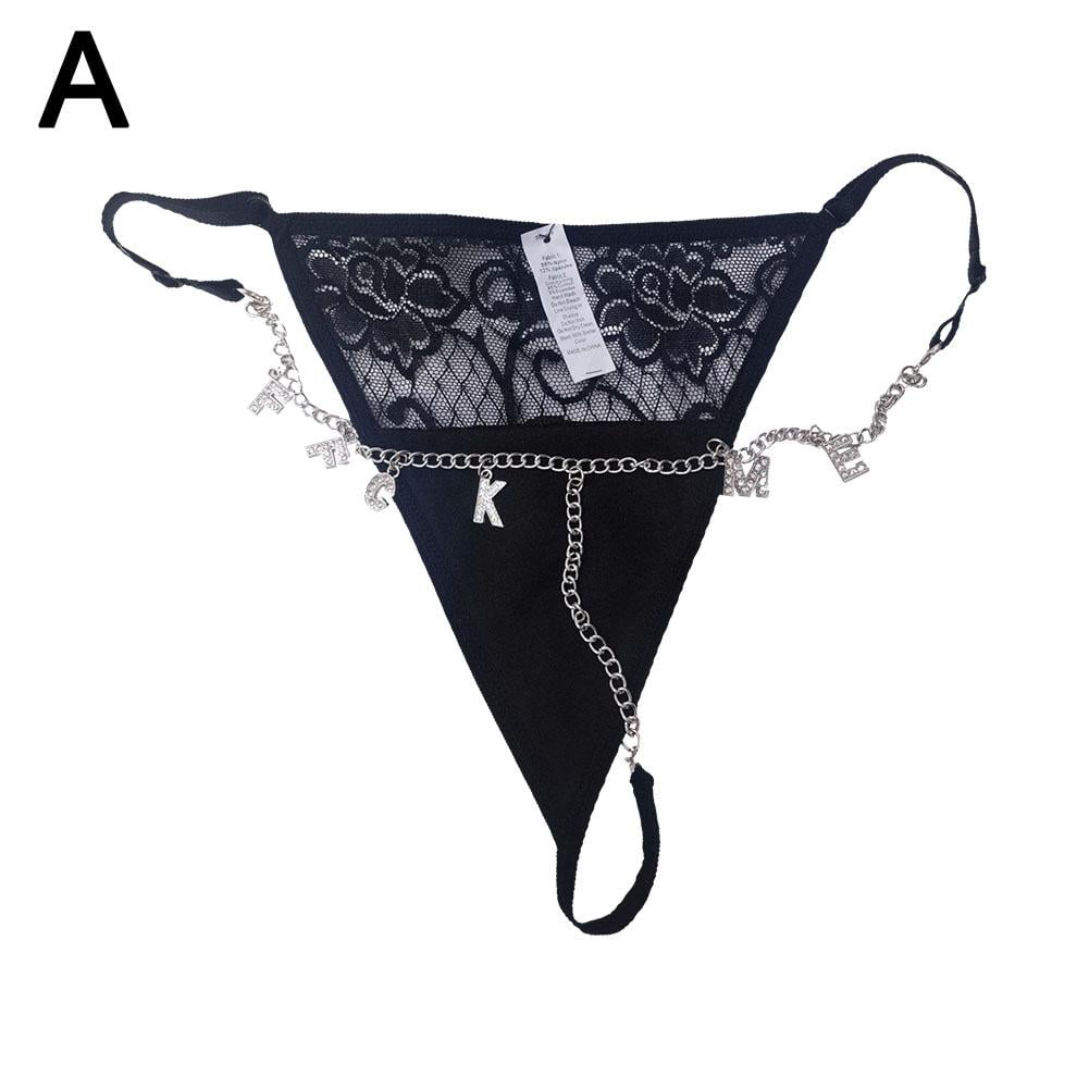 Personalized Alphabet Underwear Waist Jewelry Women Sexy Bikini G ...