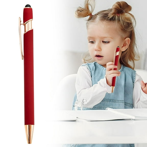 Personalized Aluminum Press Ballpoint Pen,Ideal for Gifts,Weddings,Business,Teachers & Friends for Office and Gifts,Burgundy,1PC