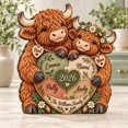 Personalized Animal Family Name Puzzle, Wood Heart Block Sign for Home ...