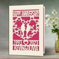 thumbnail image 1 of Personalized Anniversary Card, Papercut Love Birds Happy Anniversary Greeting Card, Blank Insdie & Envelope Included, Gift for Wife Husband Mom Dad Couple, 1 of 6