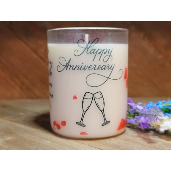 Personalized Anniversary Gift - Anniversary Gift - 16oz Soy Candle