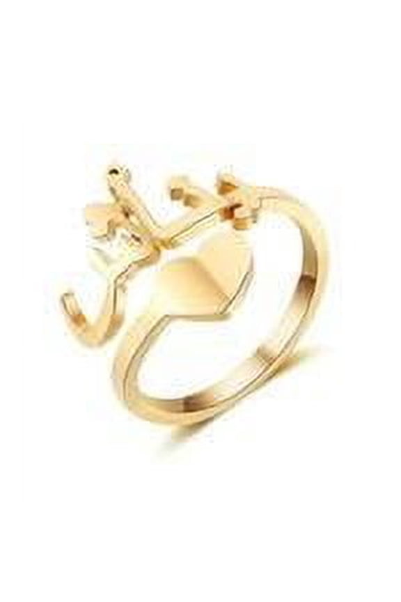 Personalized Arabic Name Ring: Custom Engraved Ring with Your Name in Arabic Script