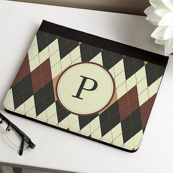 Personalized Argyle iPad Case