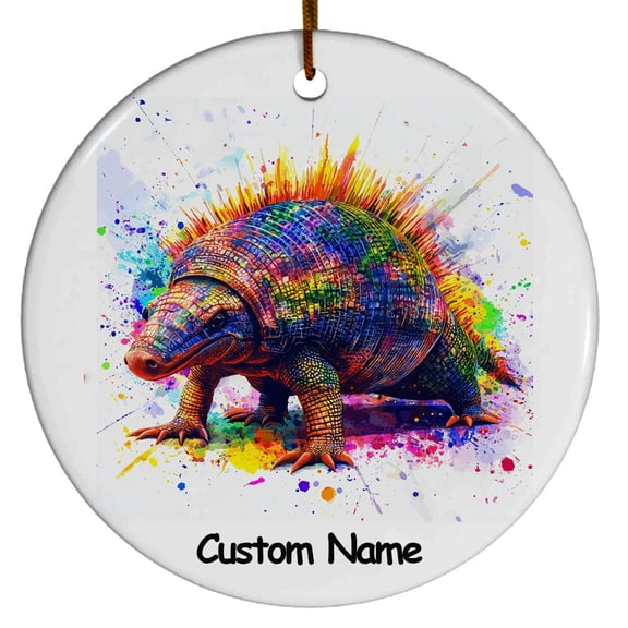 Personalized Armadillo Ornament, Custom Ornament for Animal Lover, Ideal Gift for Men, Women, Best Friend, Gift for Christmas, Birthday, Father's Day, Mother's day