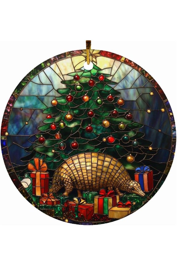 Personalized Armadillo Ornaments 2025, Armadillo Xmas Gifts Ideas, Armadillo Suncatcher,Armadillo Christmas Tree Ornament 6hNkkr