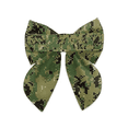 thumbnail image 1 of Personalized Army Hair Bow with Nametape, NWU Air Force Marine Memorial Day and Veterans Day Gift Embroidery Name, 1 of 5