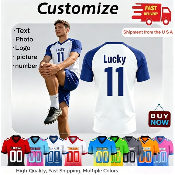 Personalized Athletic Top Custom Name Text Logo Daily Wear