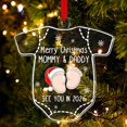 thumbnail image 1 of Personalized Baby Announcement 2D Flat Ornament 2026 + See You in 2026Acrylic Keepsake + Mommy Daddy Gift + Ultrasound Photo Ready, 1 of 7