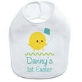 Personalized Baby Boy Bib, My First Easter