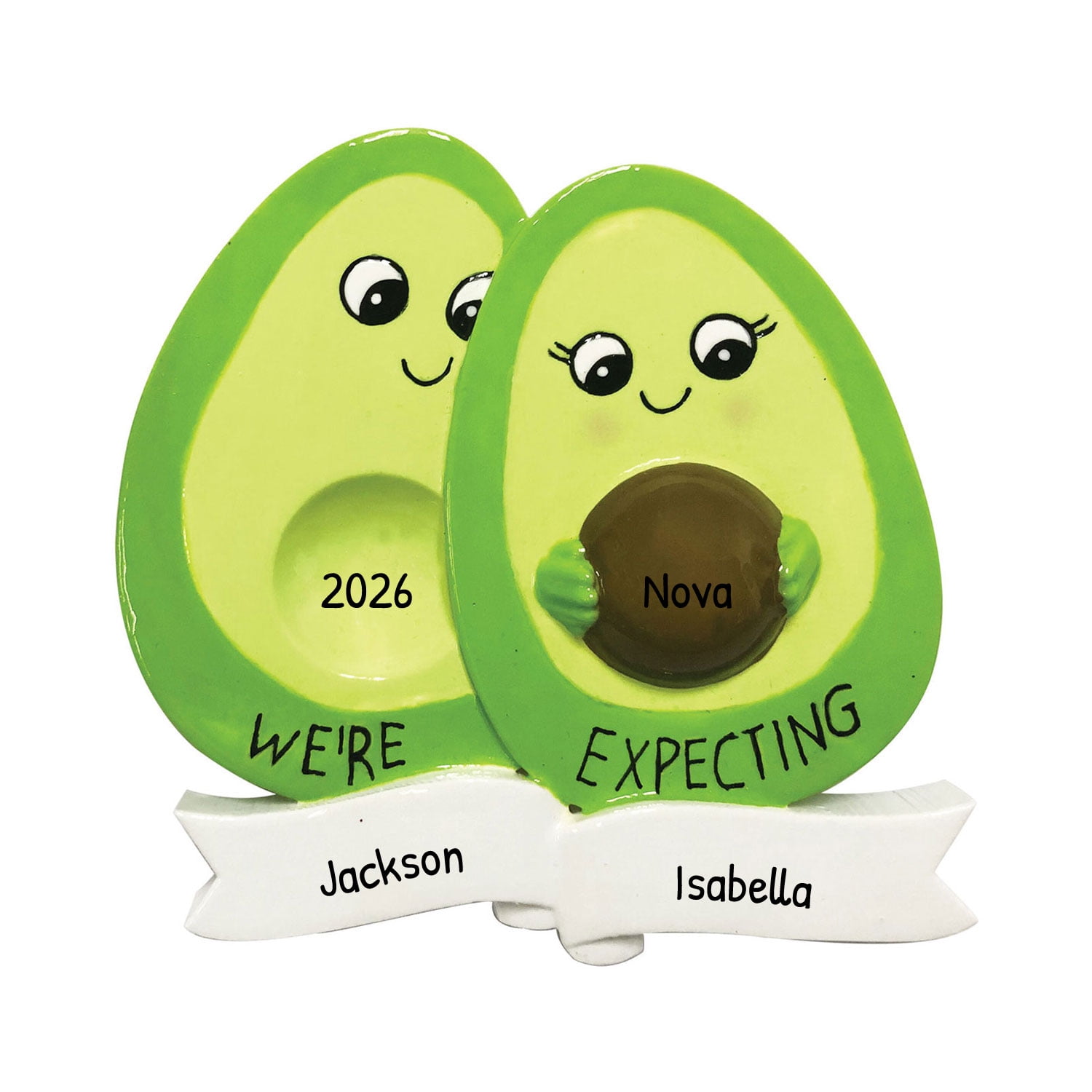 Personalized Baby Expecting Ornament 2023 Pregnant Christmas Ornament