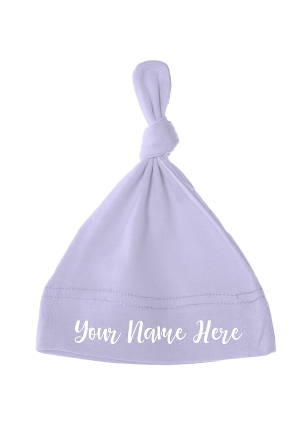 Personalized Baby Hats, Newborn Baby Caps, Customized Baby Gifts - Cursive