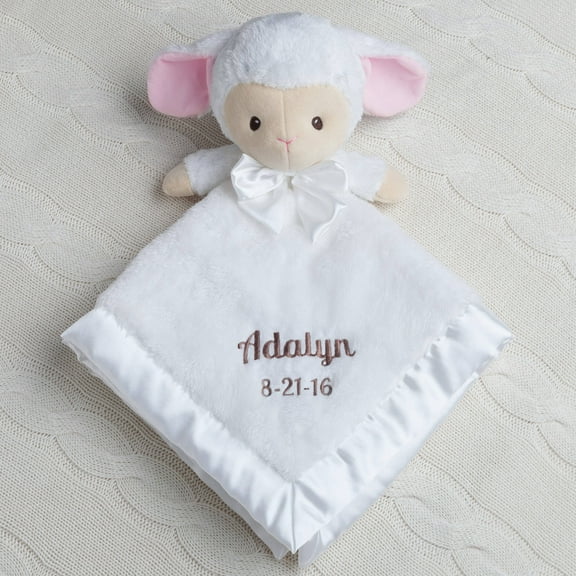 Personalized Baby Lamb Blankie