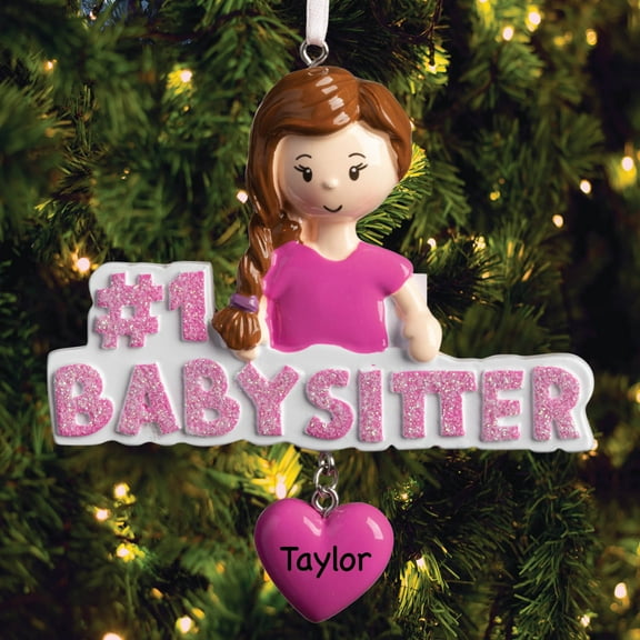 Personalized Babysitter Ornament