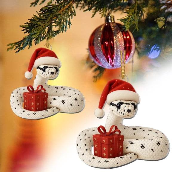 Personalized Ball Python Ornament 2025,Custom Snake Christmas Ornament,Reptile Lover Gift,Exotic Pet Ornament,Snake Owner Holiday Decor,A