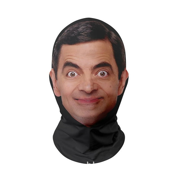 Personalized Bandana Halloween Mask - Add Your Face Photo, Funny Face Mask for Men & Women