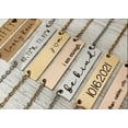 thumbnail image 1 of Personalized Bar Necklace, 1 of 3