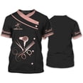 thumbnail image 1 of Personalized Barber Shop Women's T-Shirt, Hairdresser Uniform, 3D Barber Shirts (4XL), 1 of 2