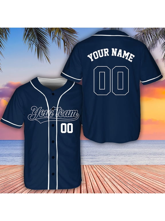 Personalized Baseball Jersey Shirt, Custom Text And Number, Group Matching Jersey, Customized Team Jersey, Gift For Baseball Lovers, Striped Jersey