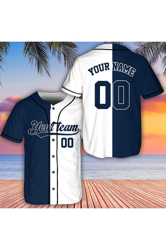 Personalized Baseball Jersey Shirt, Custom Text And Number, Group Matching Jersey, Customized Team Jersey, Gift For Baseball Lovers, Striped Jersey