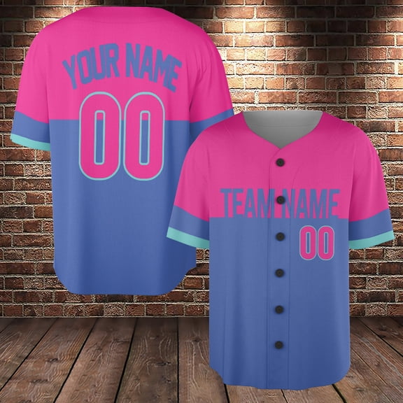 Personalized Baseball Jersey Shirt, Men Jersey Matching Team, Custom Name Teamname Number Jersey Outfit