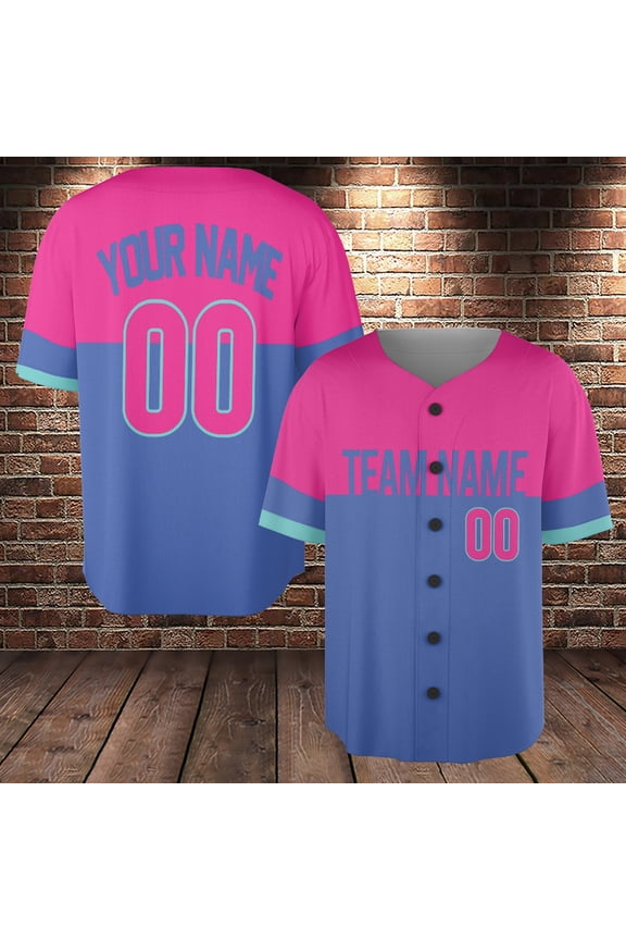Personalized Baseball Jersey Shirt, Men Jersey Matching Team, Custom Name Teamname Number Jersey Outfit