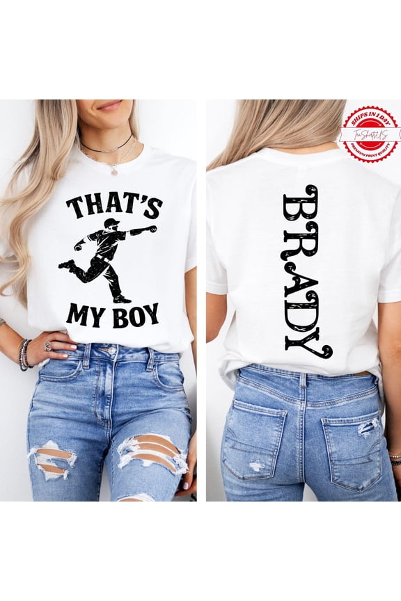 Personalized Baseball Mom Shirt Custom Baseball Dad Tee Personalized Baseball Name TShirt