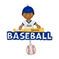 thumbnail image 1 of Personalized Baseball Ornament 2024 - Sports Ornaments for Christmas Tree, World Series Ornament, Ornament, Gifts for Baseball Players - Baseball Word Black - Free Customization, 1 of 10