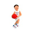 thumbnail image 1 of Personalized Basketball Ornament - Basketball Decor, Basketball Keepsake, Sports Ornaments for Christmas Tree, Personalized Basketball Gifts - Brunette Male - Free Customization, 1 of 10