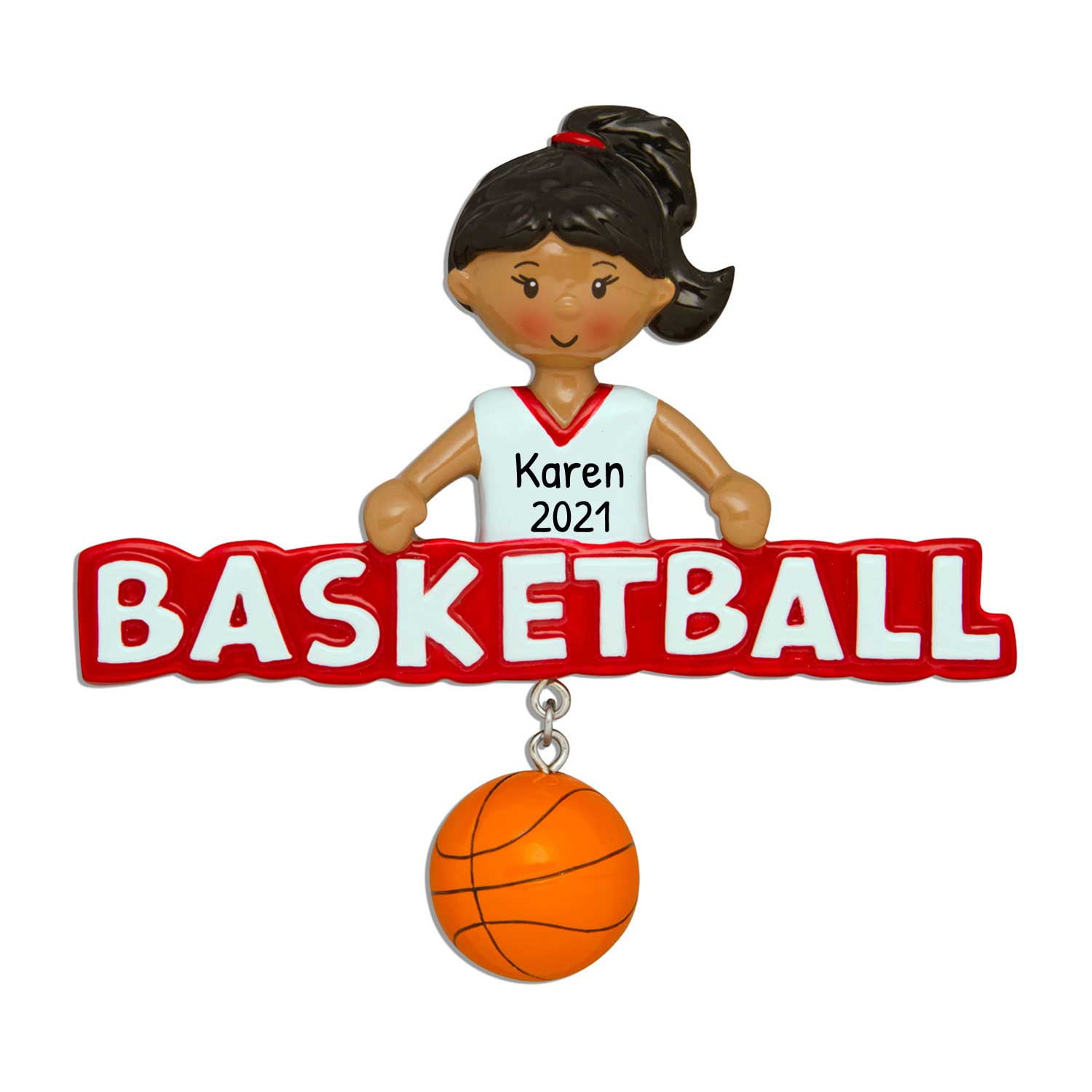 Personalized Basketball Ornament Basketball Decor, Basketball