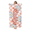 thumbnail image 1 of Personalized Beach Towel for Kids - Custom Beach Towel with Name- Soft Swimming Towel, Customized Bath/Pool/Beach Towel for Boys Girls, 1 of 8