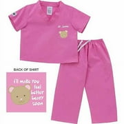SANDRA MAGSAMEN Personalized Bear Scrubs, 6 month to 24 months
