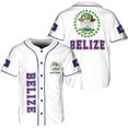 thumbnail image 1 of Personalized Belize Baseball Jersey Shirt, Belizean Flag Jersey, Belizean Pride Jersey for Men and Women (XL), 1 of 8