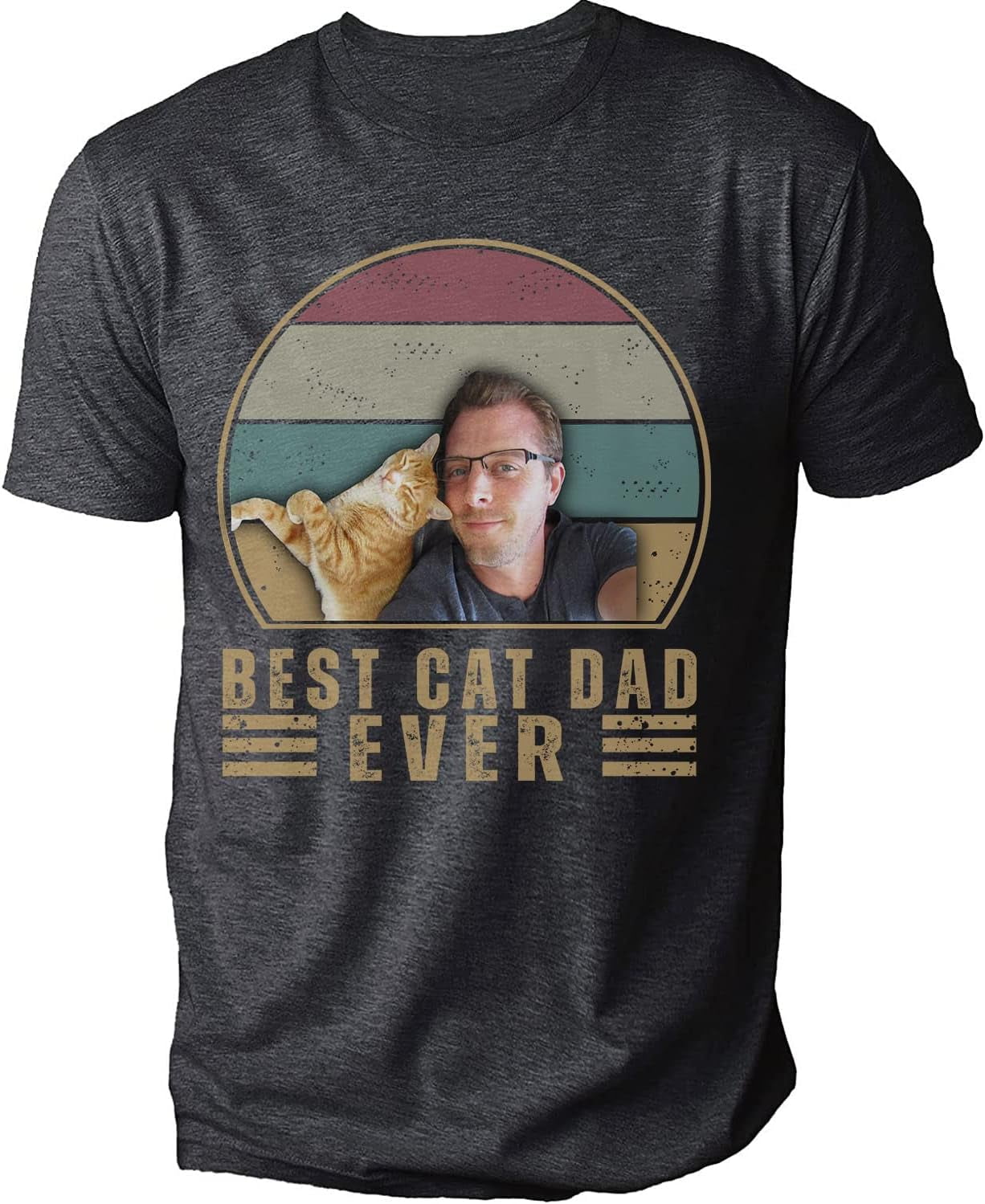 Personalized Best Cat Dad Ever Shirt, Cat Daddy Fathers Day