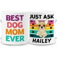 thumbnail image 1 of Personalized Best Dog Mom Ever Mug Custom Mug Coffee Mugs Cups 11oz 15oz Birthday Mothers Day Christmas Gifts For Dog Mama Grandma Lady Puppy Owners Pet Lovers Custom Dog Breed And Name, 1 of 7