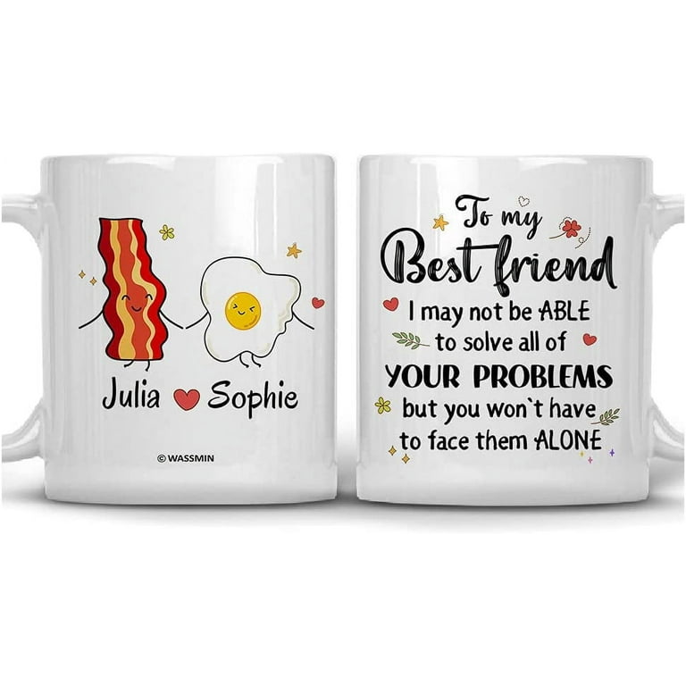 Personalized Mug - Best friends Gifts - Friendship Knows No Distance 50  States - Birthday Gifts, Christmas Gifts for Friends, Sisters
