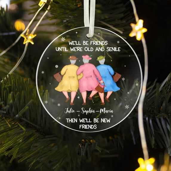 Personalized Best Friend Ornament Best Friend Christmas Gift Friendship ...