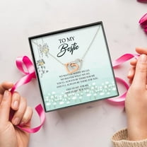 Personalized To My Bestie Best Friend Necklace, Gift for Best Friend, Soul Sister BFF Birthday Gift, Christmas gift BFF Gift Luxury Jewelry Necklaces styles On Birthday, Xmas, Anniversary
