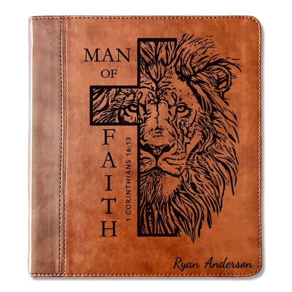 Personalized Bible for Men, ESV Journaling Study Bible, Custom Bible Name Engraved, English Standard Version, Bible for men, gifts for men