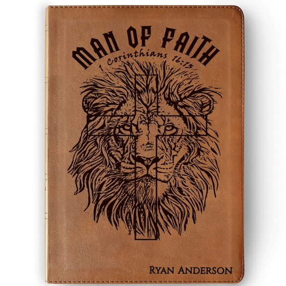 Personalized Bible for Men, NASB 1995 Reference, Customized Bible for Men Name Engraved, New American Standard Bible for men bible gifts men