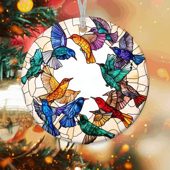 Personalized Bird Ornaments, Bird Xmas Gifts Ideas, Bird Christmas Tree Ornament, Christmas Keepsake Dubfft