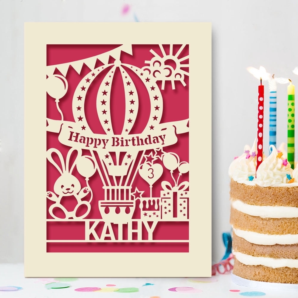 Red Door Inspirations "On Cloud 9" Happy 9th Birthday Card - For Boy, Girl, Grandchild, Made In USA