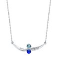 thumbnail image 1 of Personalized Birthstone Women's Glossy Mother's Pendant Available In Sterling Silver, 10k Gold And 14k Gold, 1 of 2