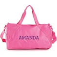thumbnail image 1 of Personalized Black Duffle Bag in Black, Blue, Pink or Red, 1 of 1