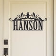 thumbnail image 1 of Personalized Black Name Door Plaque, 1 of 1