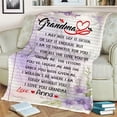 thumbnail image 1 of Personalized Blanket For Grandma Throw Blanket For Mother’s Day, Birthday or Christmas Gift With Kids Names From Grandaughter Grandson – Sherpa - 60x80, 1 of 4