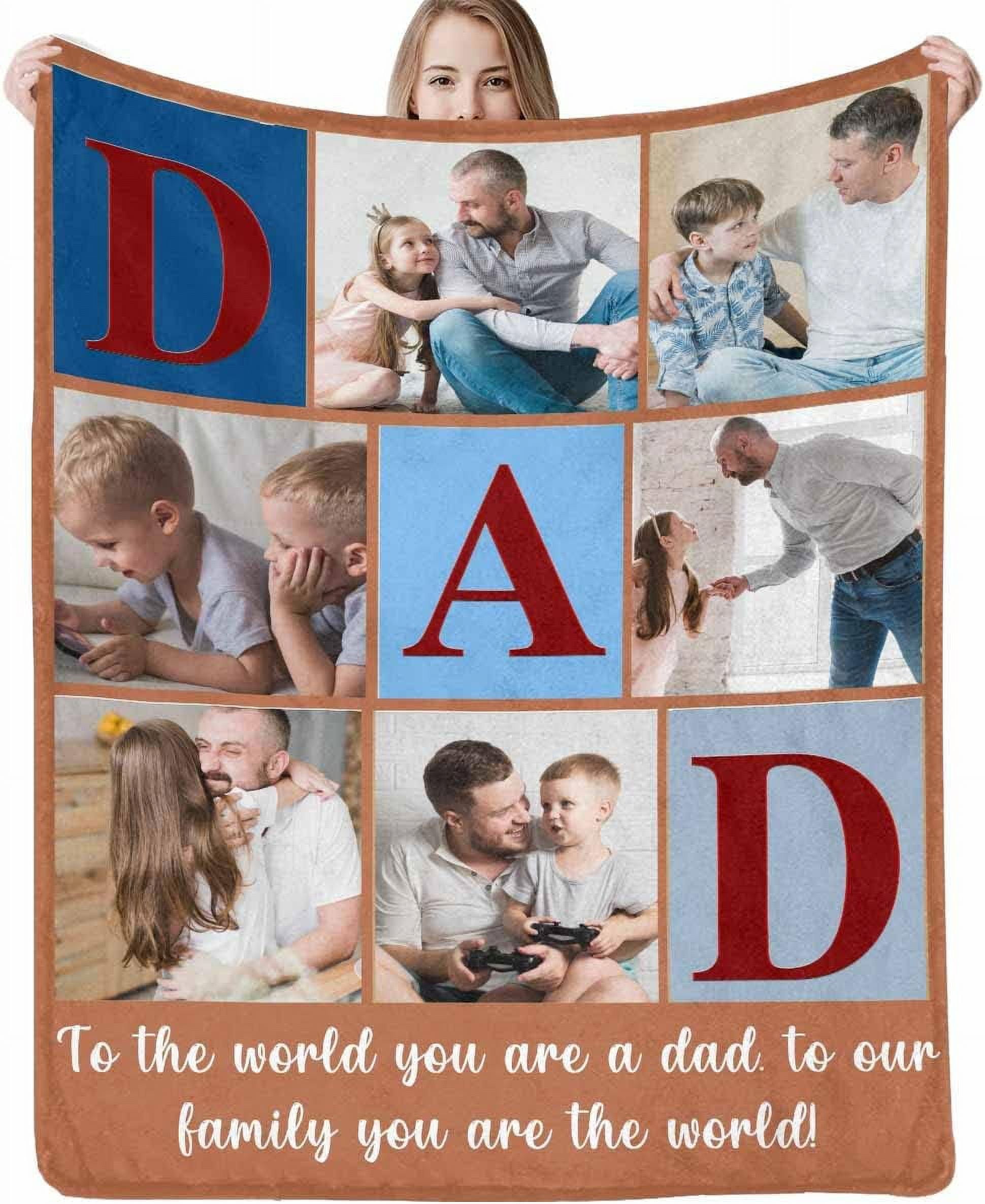 Personalised Customized Photo Fleece Blanket Throw Custom with Picture Text Birthday Wedding Gift for Adult Baby Boy Girl Men Women Mum Dad Family Friend Large 39 59 100x150cm 12 Photos Walmart