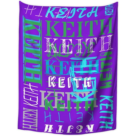 Personalized Blanket and Throws Custom Blanket with Name Customized Blankets with Names Text for Kids Adults Gift for Christmas Birthday Wedding Valentines Day (30×40" 40×50" 50×60" 60×80")