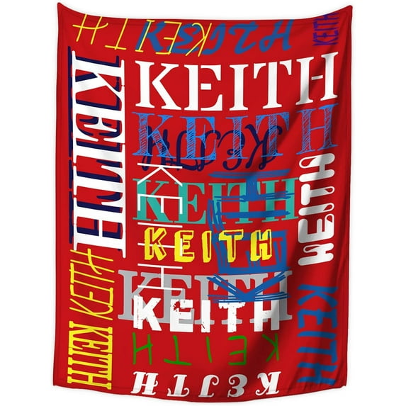 Personalized Blanket and Throws Custom Blanket with Name Customized Blankets with Names Text for Kids Adults Gift for Christmas Birthday Wedding Valentines Day (30×40" 40×50" 50×60" 60×80")